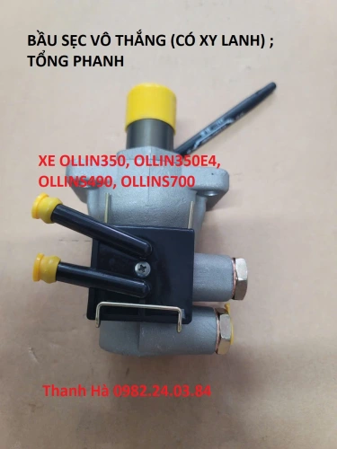 1105935500012, L1355090102A0	BẦU SẸC VÔ THẮNG (CÓ XY LANH) ; TỔNG PHANH XE OLLIN350, OLLIN350E4, OLLINS490, OLLINS700