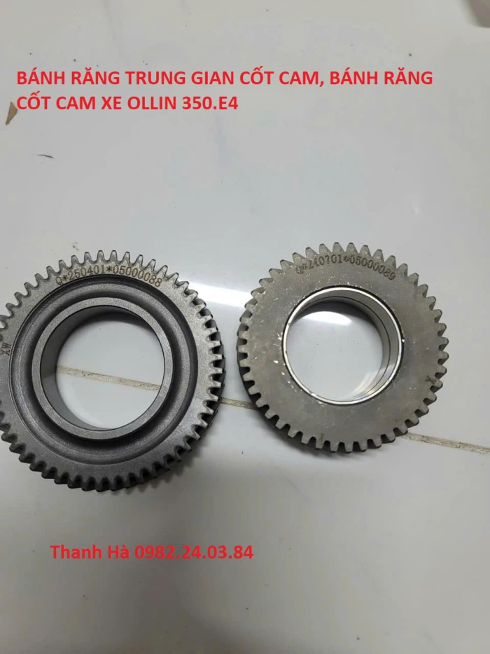 E049305000088	 E049305000089    BÁNH RĂNG TRUNG GIAN CỐT CAM, BÁNH RĂNG CỐT CAM	OLLIN 350.E4