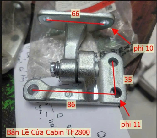 L0610110100A0 (FL0610110100A0A0624) BẢN LỀ CỬA TRƯỚC, TRÁI XE THACO TF2800