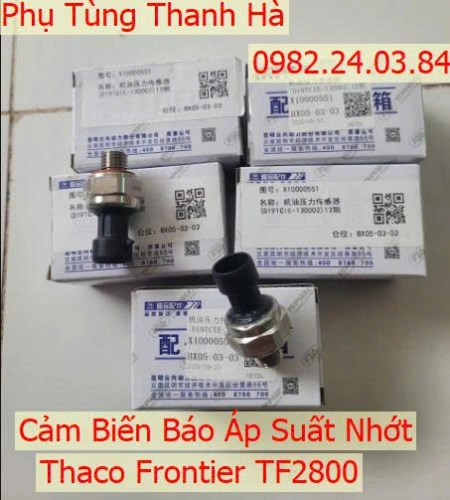 X10000551	CẢM BIẾN ÁP SUẤT NHỚT MÁY  THACO-TF2800